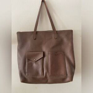 Madewell The Transport Satchel with Pockets COLOR Castle  Rock